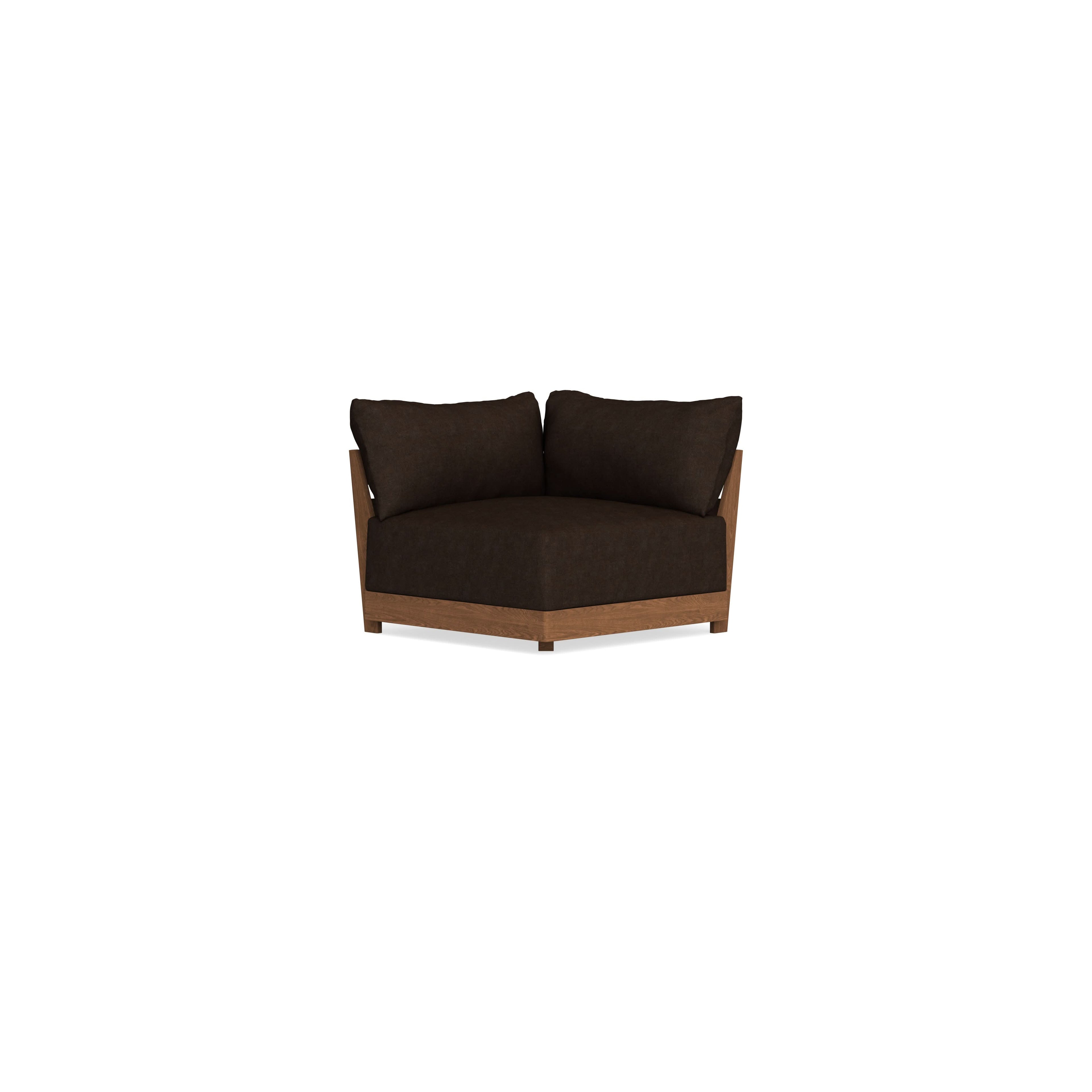 Modular Bondi Espresso Corner Chair in Espresso | Classic Blend