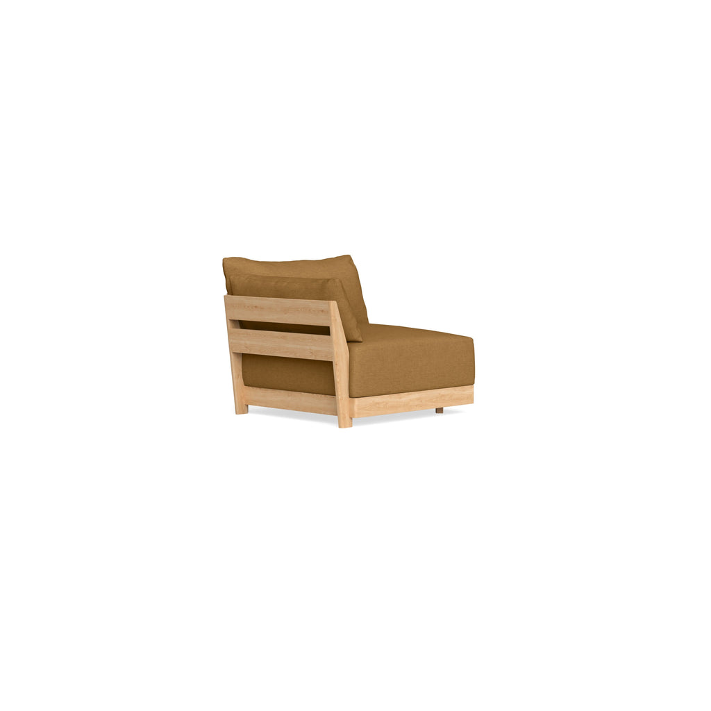 Modular Bondi Latte End Chair in Dijon | Classic Blend