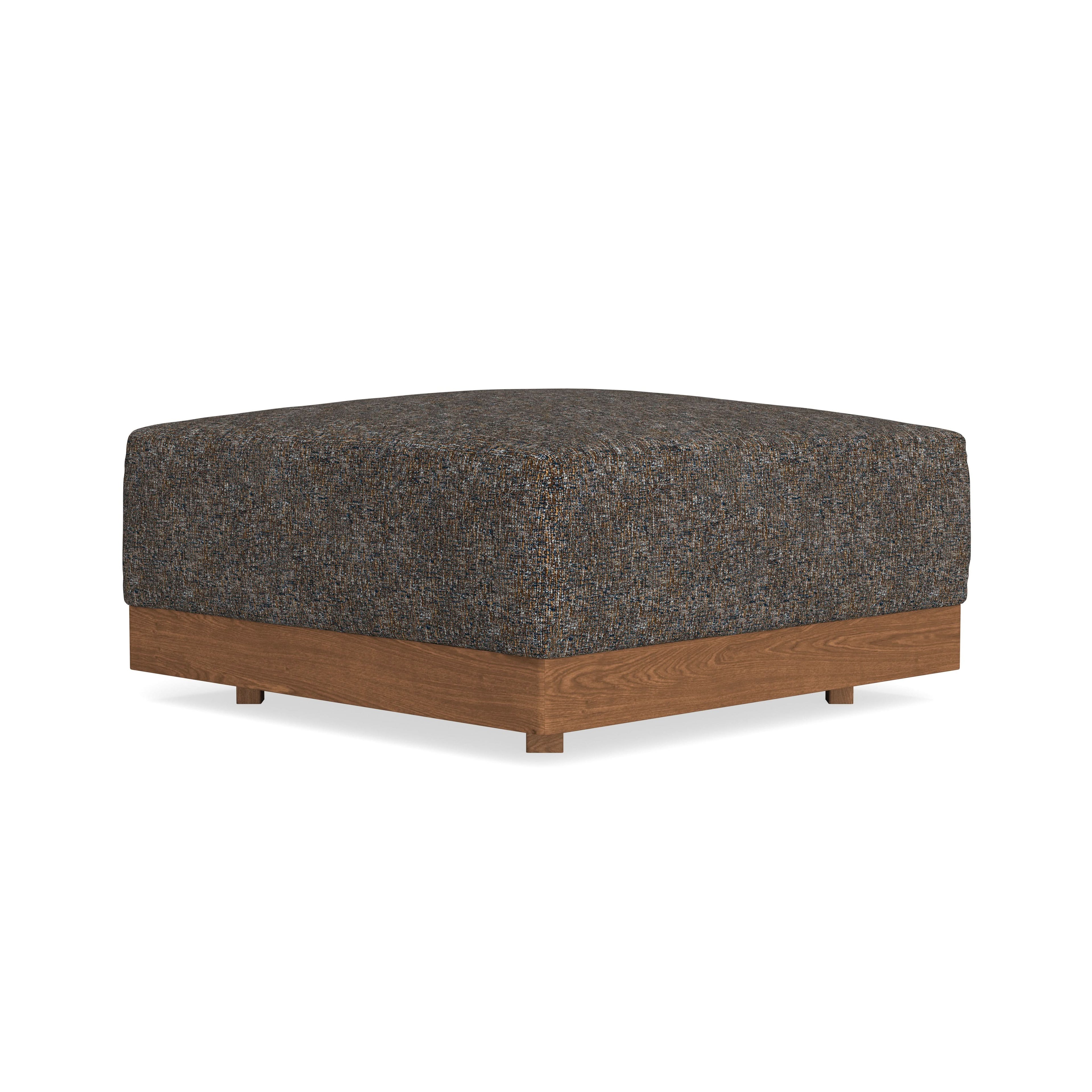 Modular Bondi Espresso Ottoman in Eclipse | Memory Foam Blend