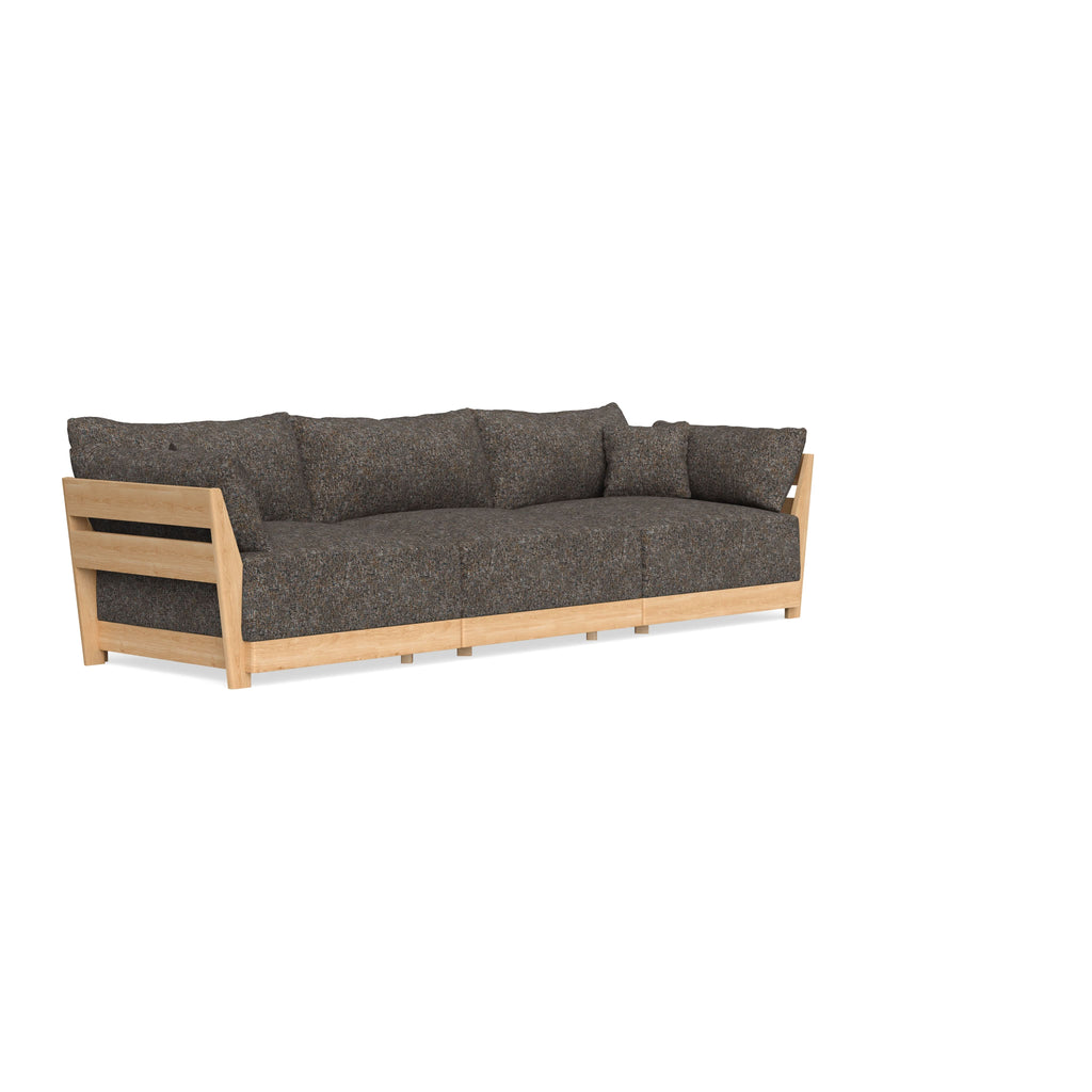 Modular Bondi Latte 3-Seater Sofa in Eclipse | Classic Blend
