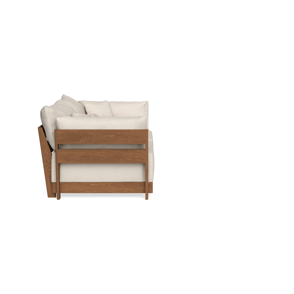Modular Bondi Espresso 2-Seater Sofa in Seashell | Classic Blend