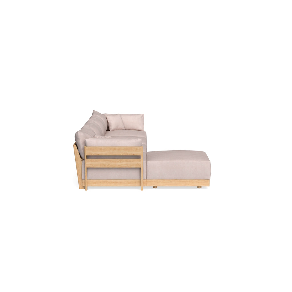 Slipcover Only - Modular Bondi 4-Seater Sectional in Blush
