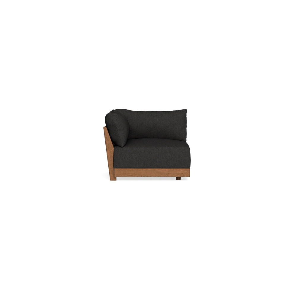 Modular Bondi Espresso Corner Chair in Peppercorn | Classic Blend
