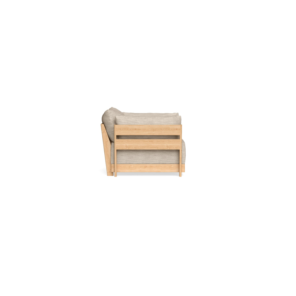 Modular Bondi Latte Armchair in Wheat | Memory Foam Blend