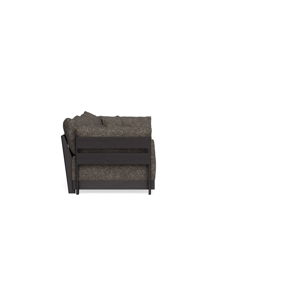Modular Bondi Black 3-Seater Sofa in Eclipse | Memory Foam Blend