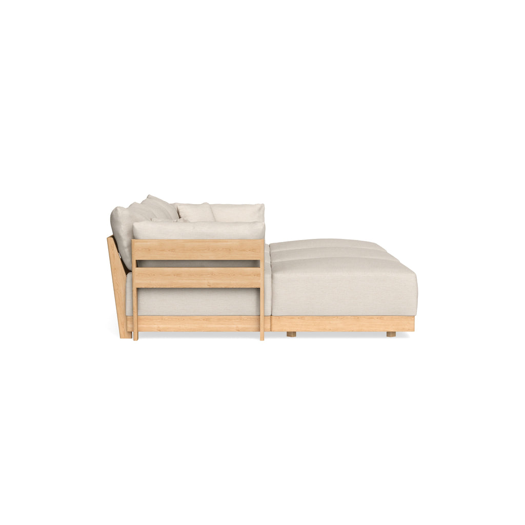 Slipcover Only - Modular Bondi 3-Seater Daybed Sofa Sectional in Seashell