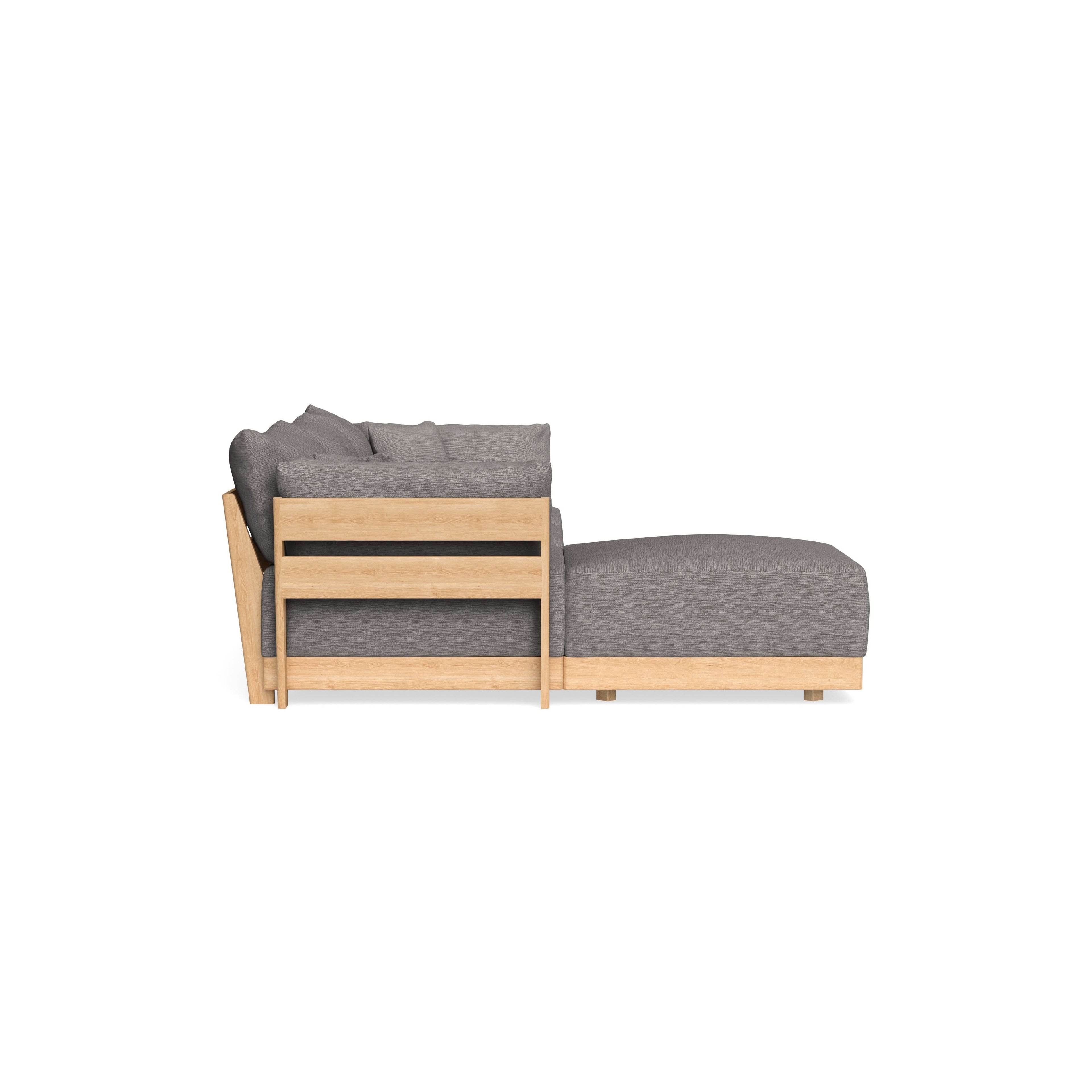 Slipcover Only - Modular Bondi 3-Seater Sectional in Cement
