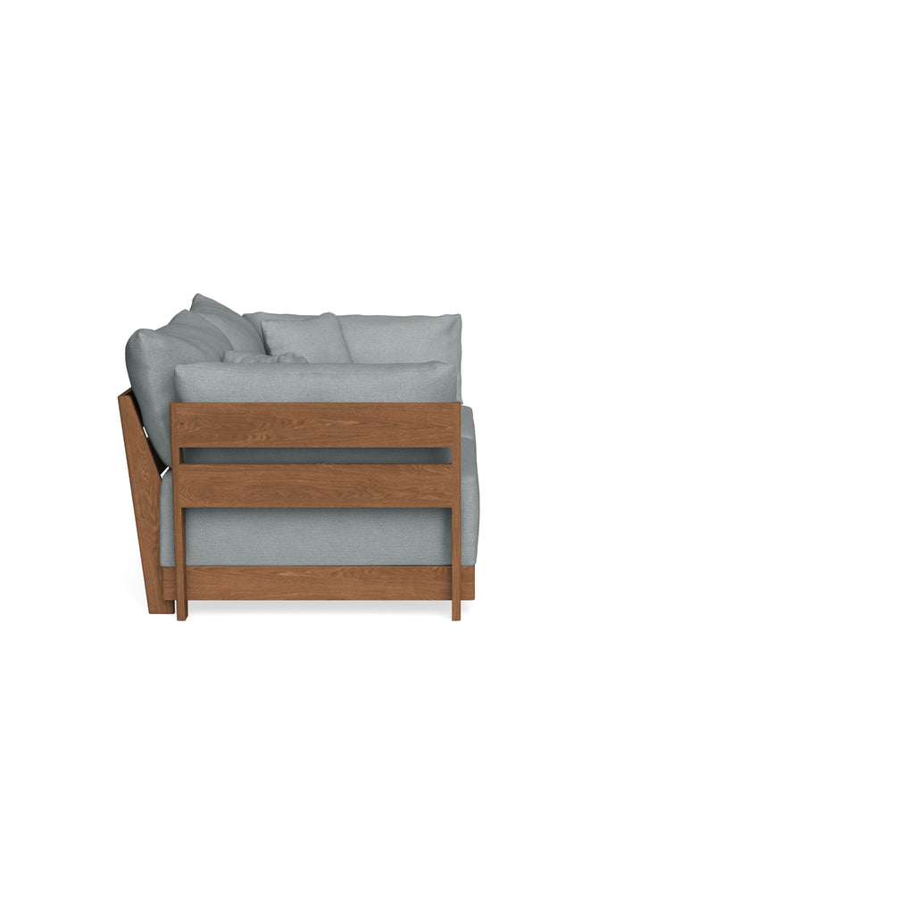 Modular Bondi Espresso 2-Seater Sofa in Light Steel | Classic Blend