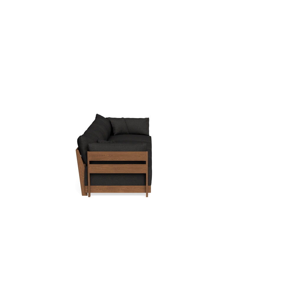Modular Bondi Espresso 4-Seater Sofa in Peppercorn | Classic Blend
