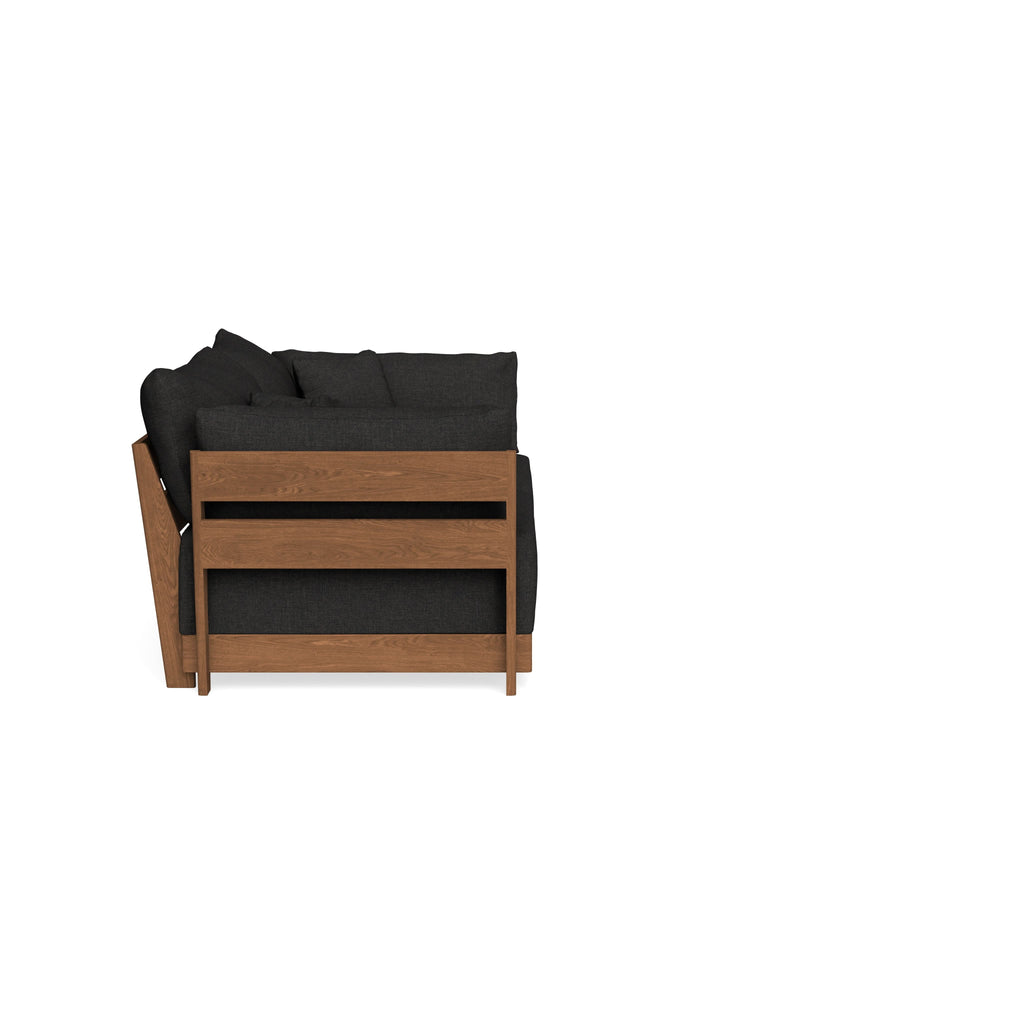 Modular Bondi Espresso 2-Seater Sofa in Peppercorn | Classic Blend