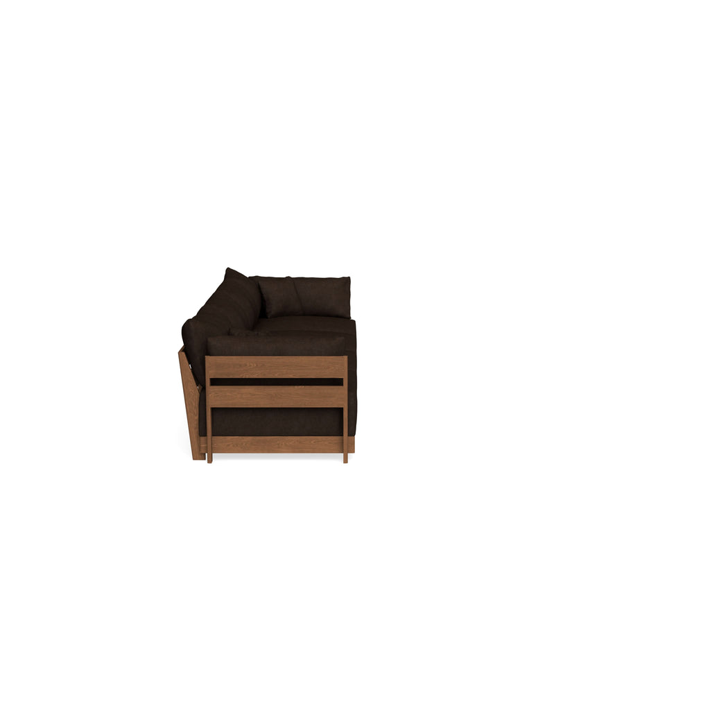 Modular Bondi Espresso 4-Seater Sofa in Espresso | Classic Blend