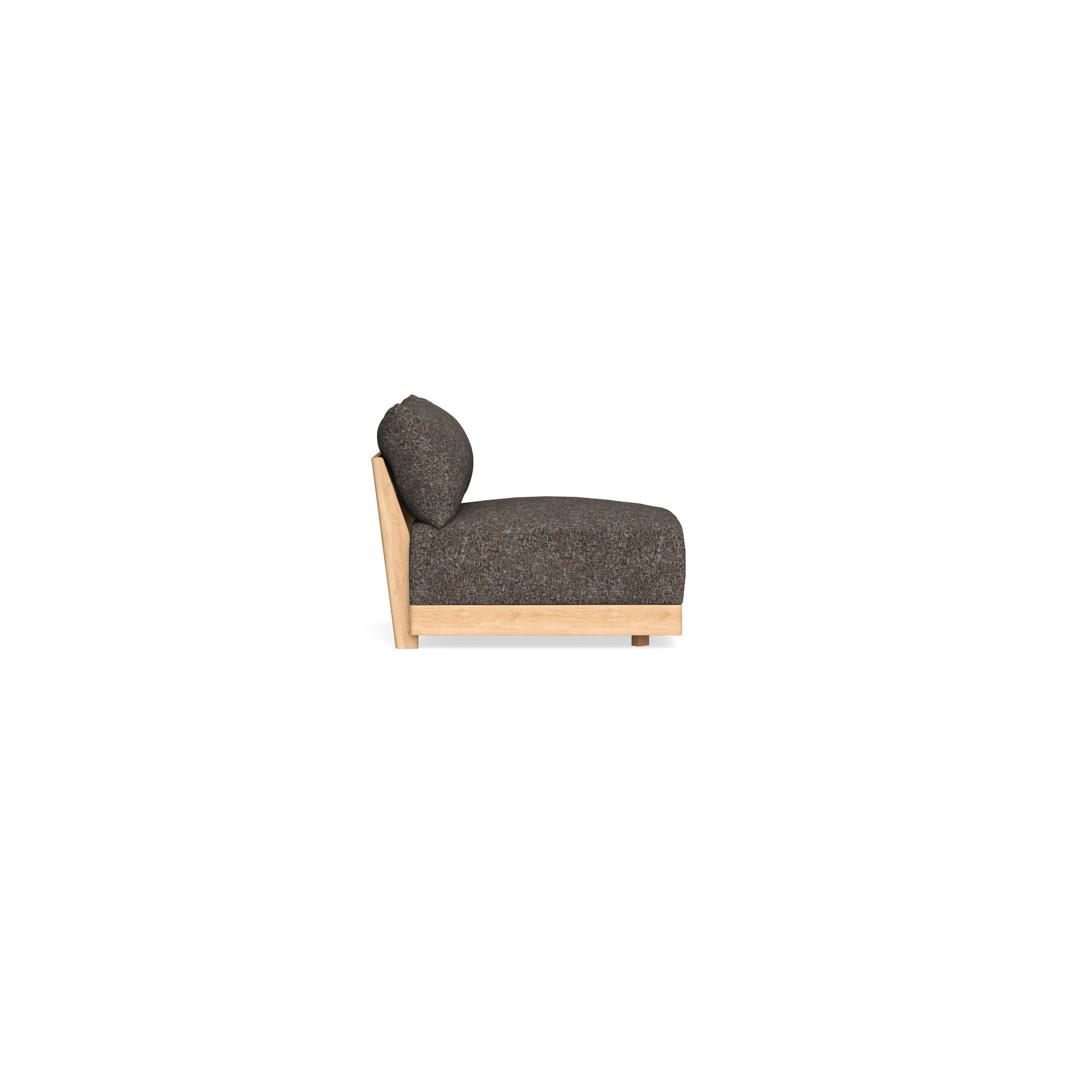 Slipcover Only - Modular Bondi Armless Chair in Eclipse