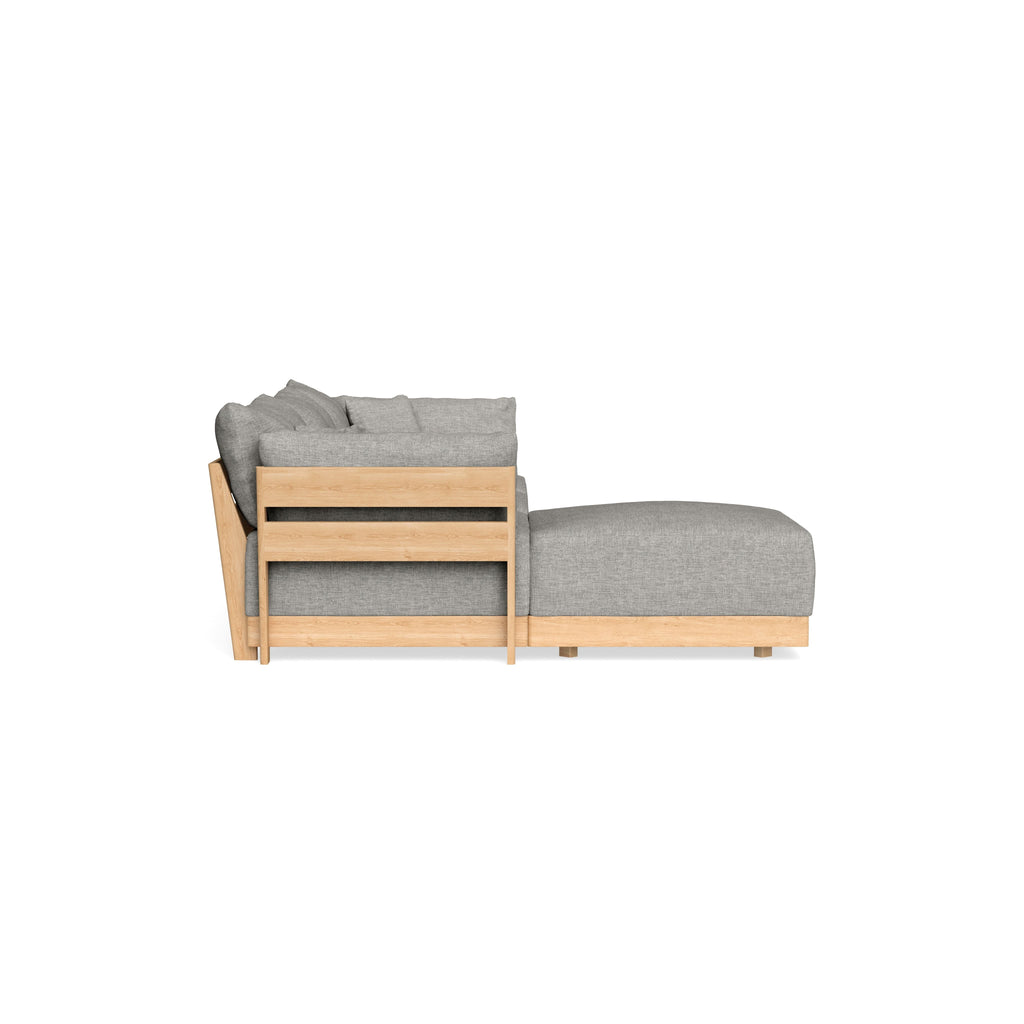 Slipcover Only - Modular Bondi 3-Seater Sectional in Fog