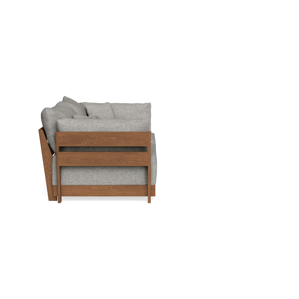 Modular Bondi Espresso 2-Seater Sofa in Fog | Classic Blend