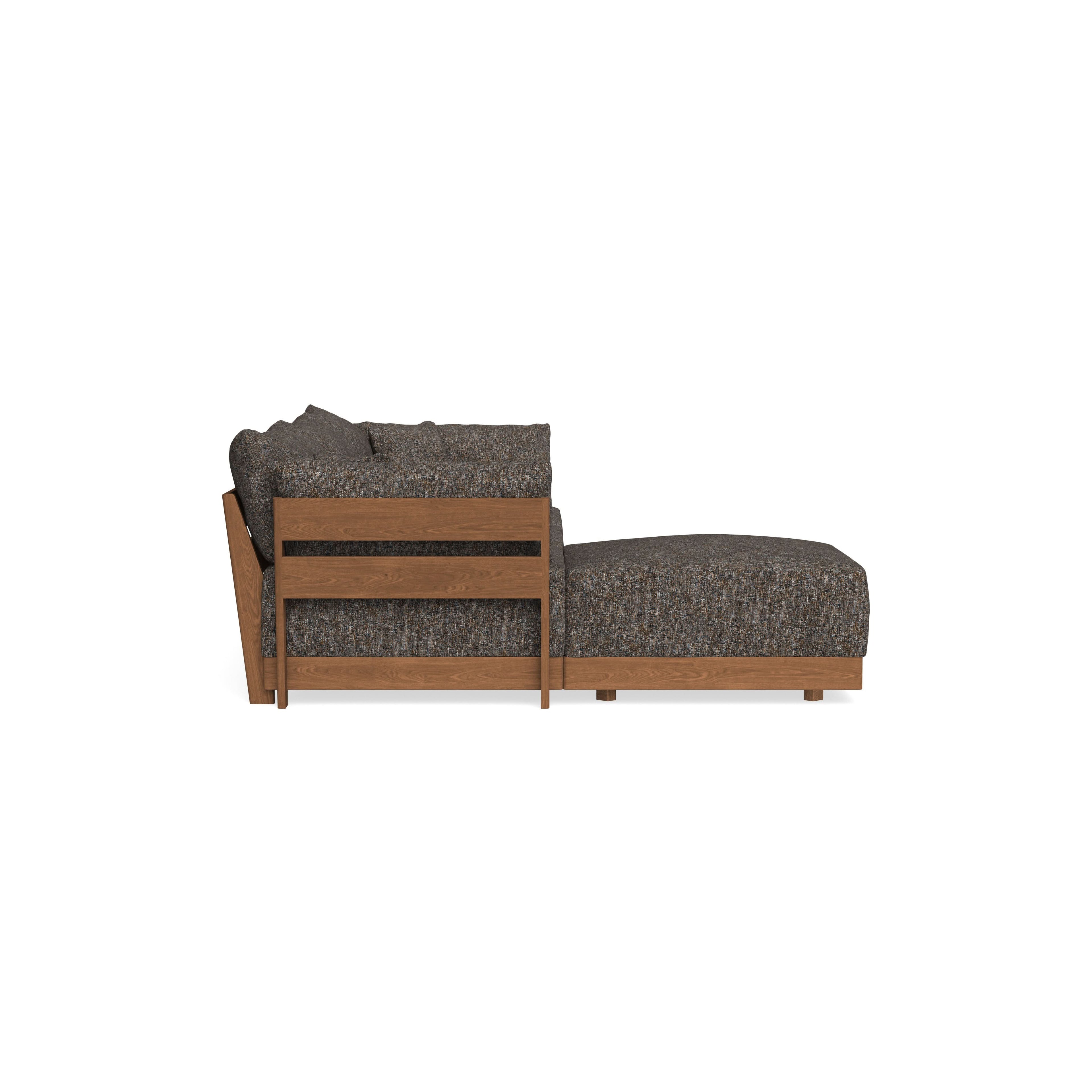 Modular Bondi Espresso 3-Seater Sectional in Eclipse | Classic Blend