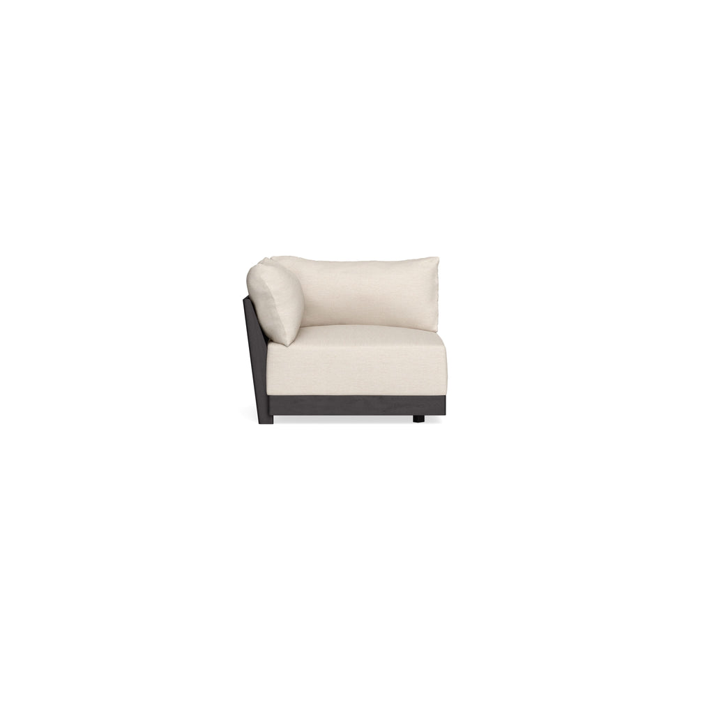 Modular Bondi Black Corner Chair in Seashell | Classic Blend