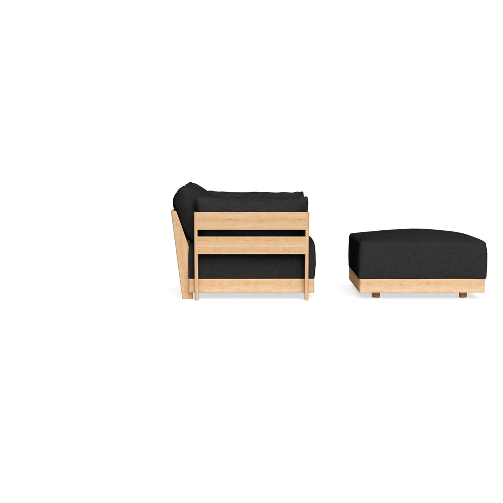 Slipcover Only - Modular Bondi Armchair + Ottoman in Peppercorn