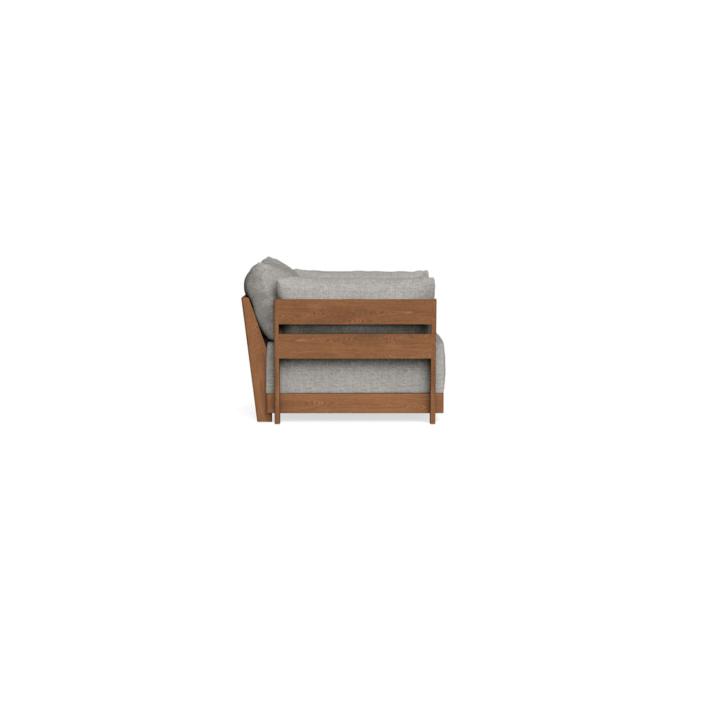 Modular Bondi Espresso Armchair in Fog | Classic Blend