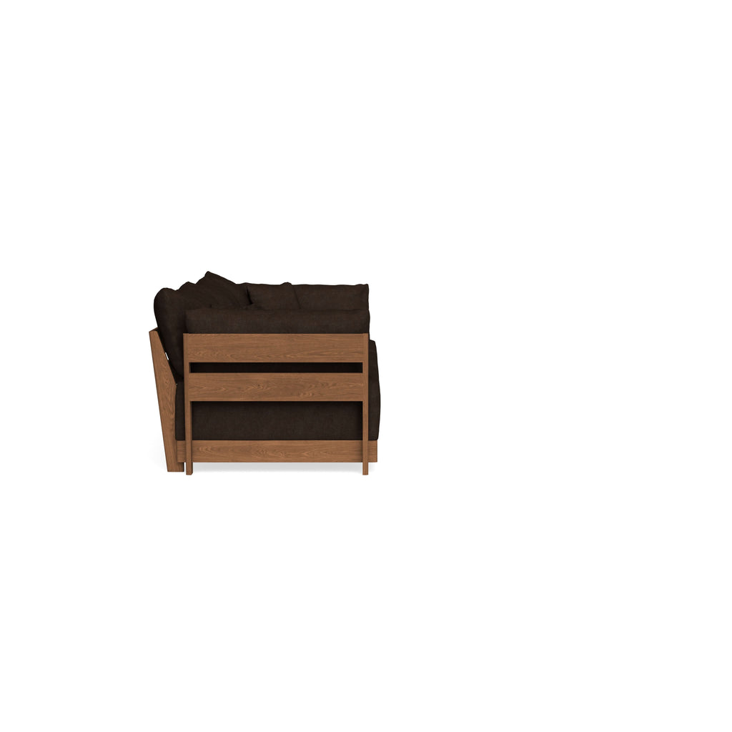 Modular Bondi Espresso 3-Seater Sofa in Espresso | Memory Foam Blend