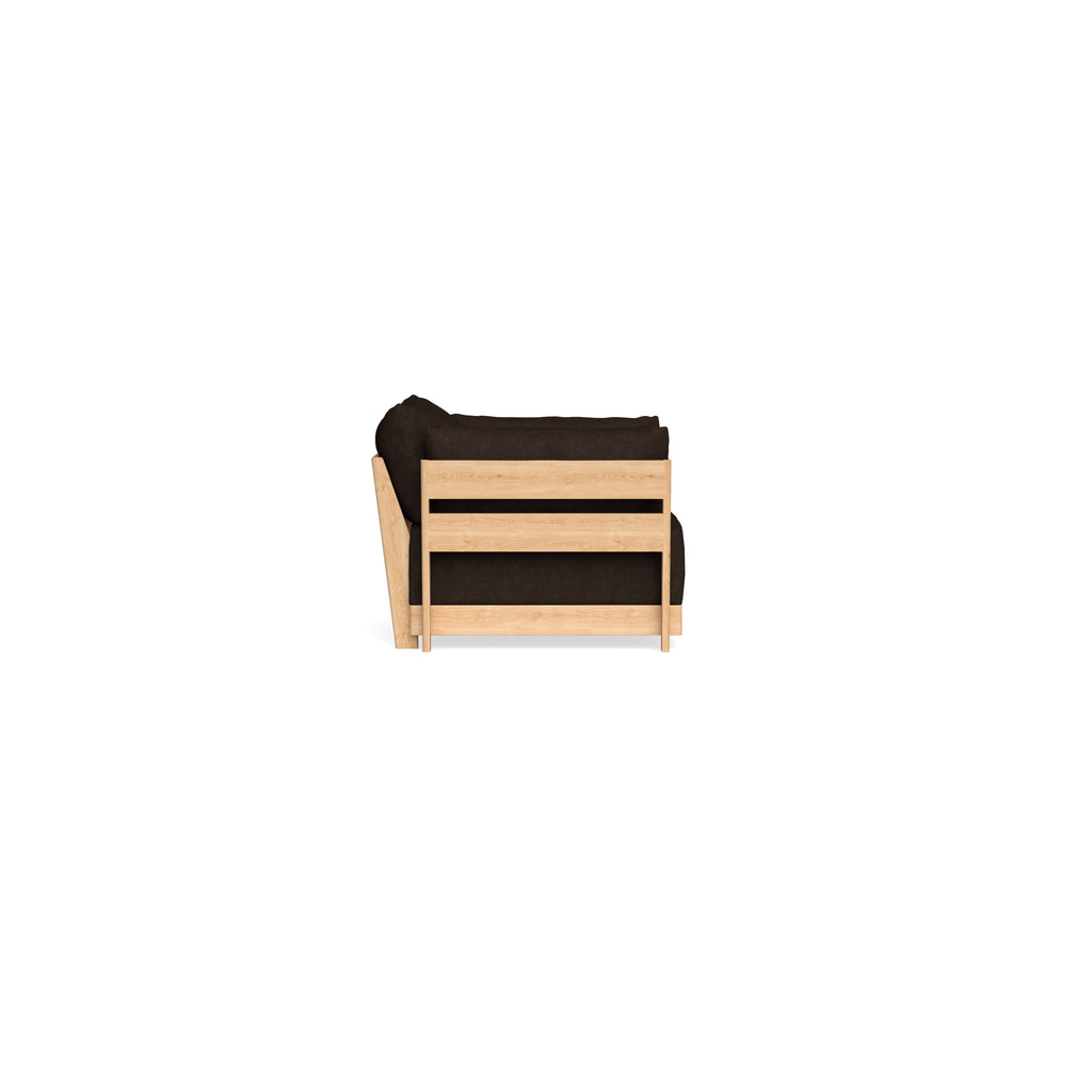 Modular Bondi Latte Armchair in Espresso | Classic Blend