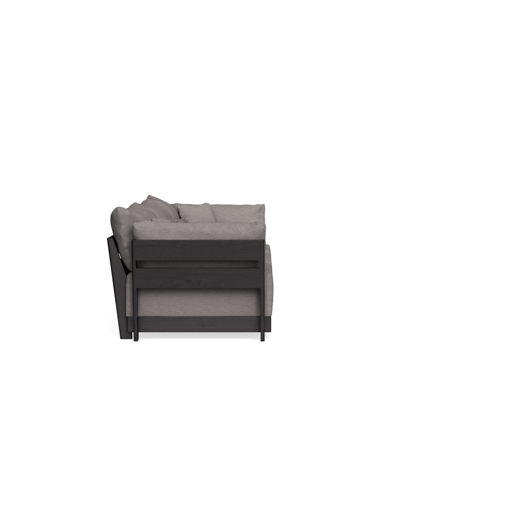Modular Bondi Black 3-Seater Sofa in Cement | Classic Blend