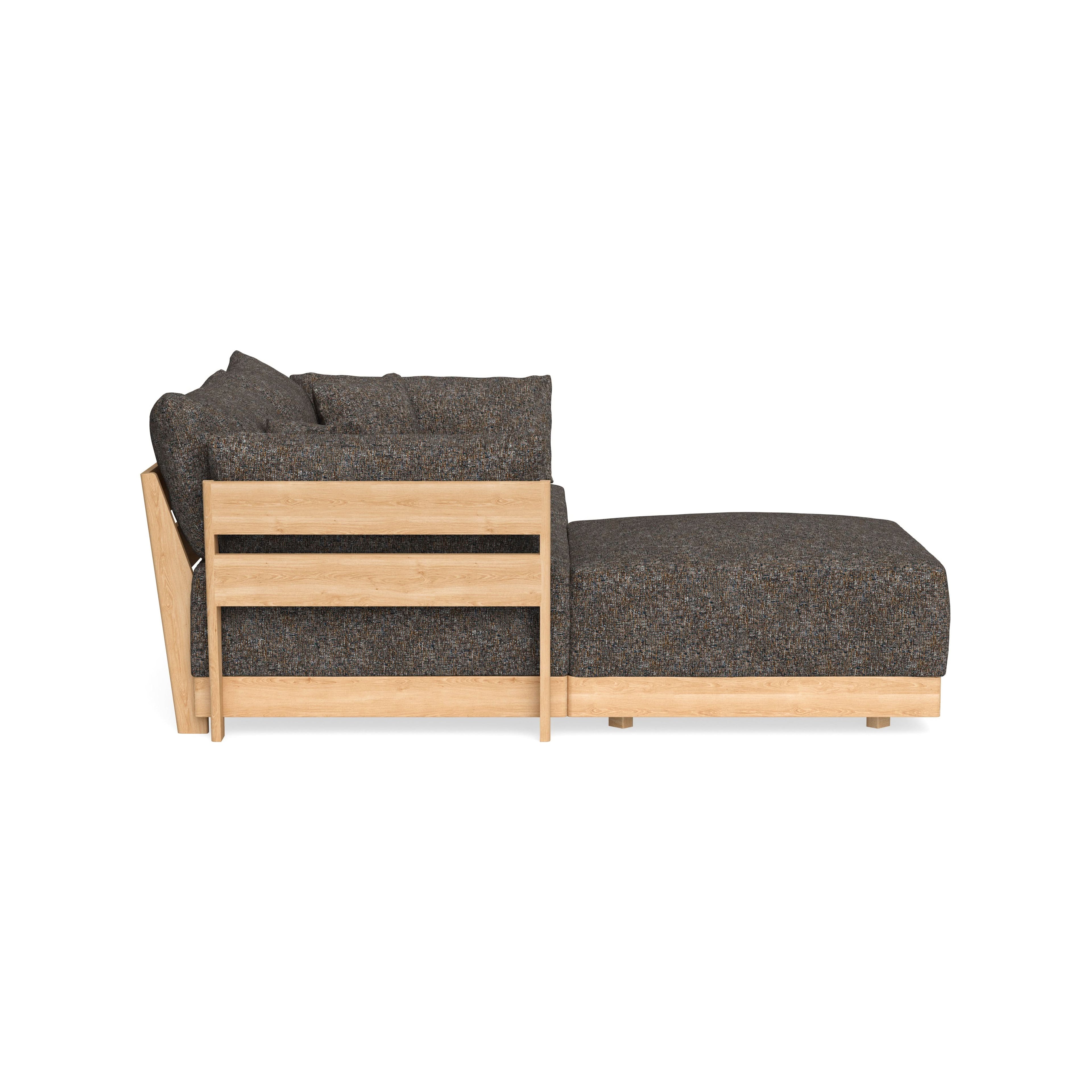 Modular Bondi Latte 2-Seater Sectional in Eclipse | Classic Blend