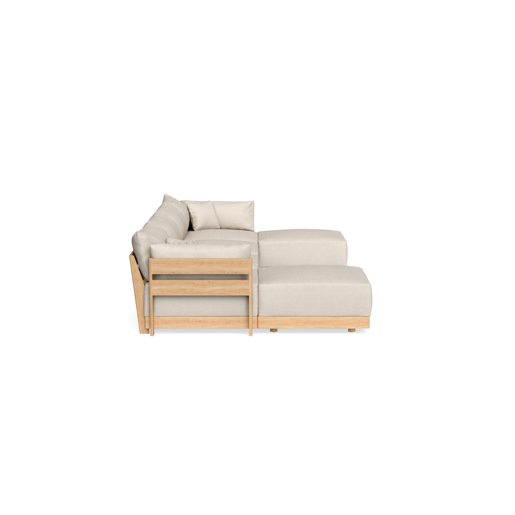 Slipcover Only - Modular Bondi 4-Seater U-Sectional in Seashell