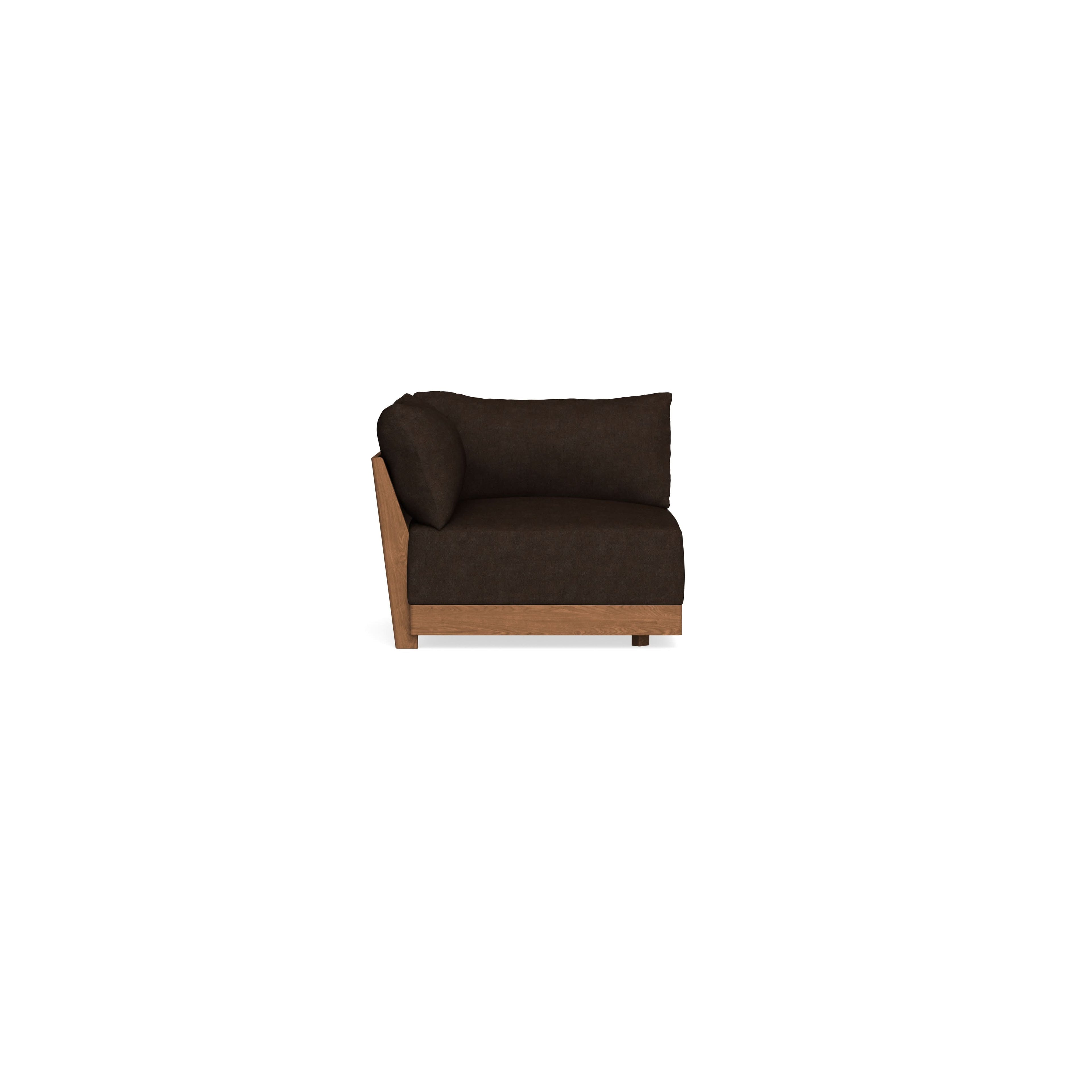 Modular Bondi Espresso Corner Chair in Espresso | Classic Blend