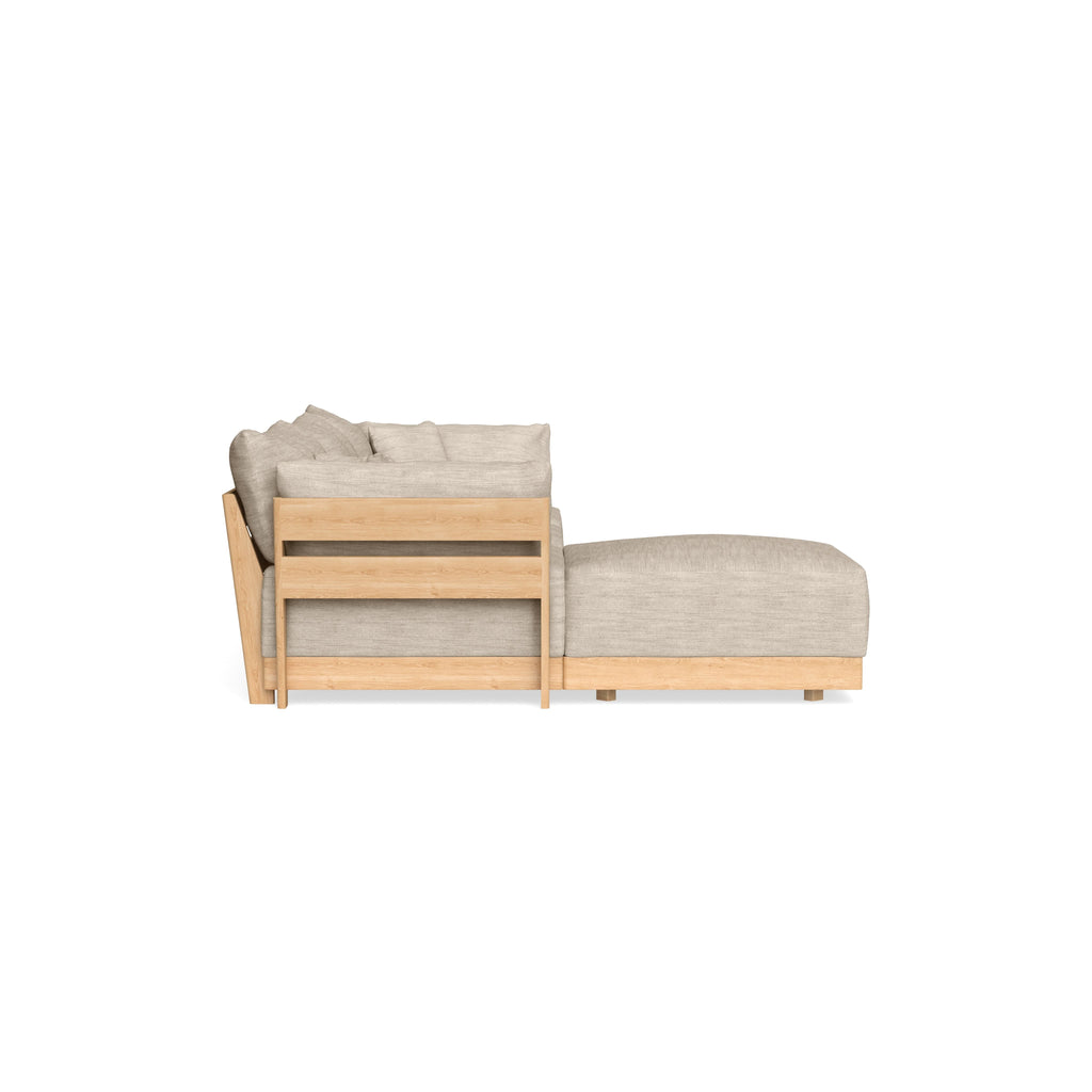 Slipcover Only - Modular Bondi 3-Seater Sectional in Wheat