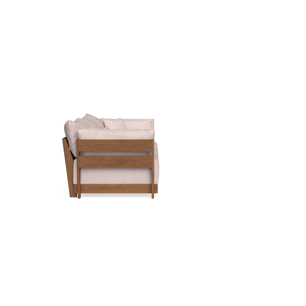 Modular Bondi Espresso 3-Seater Sofa in Blush | Classic Blend