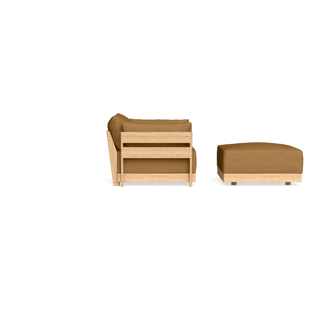 Slipcover Only - Modular Bondi Armchair + Ottoman in Dijon