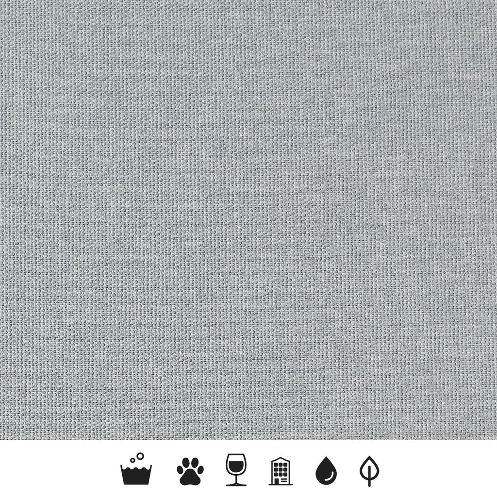 Light Steel in Oxford Weave