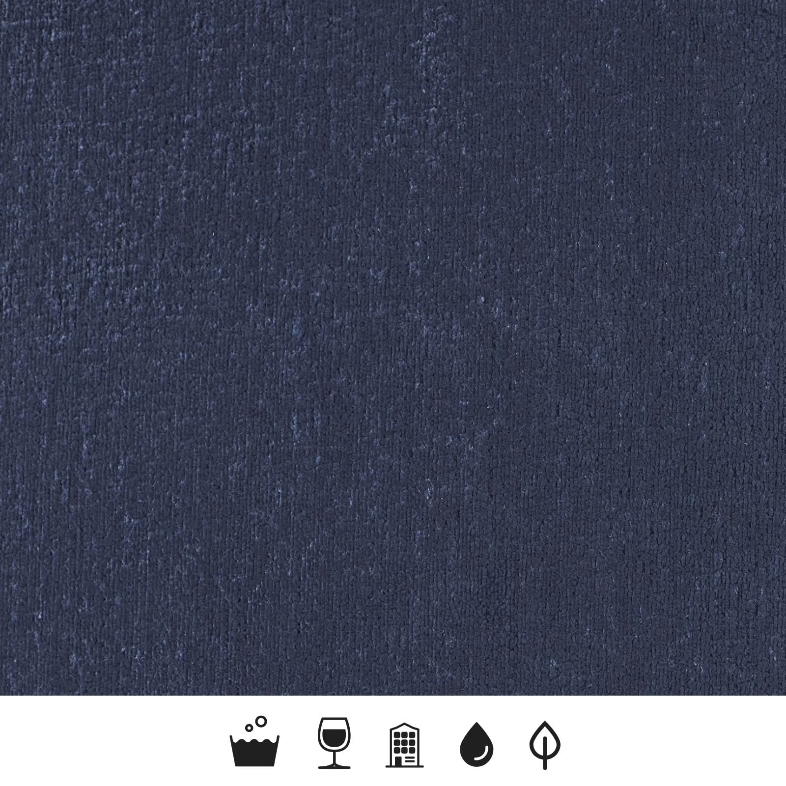 Oxford Blue in Vintage Velvet