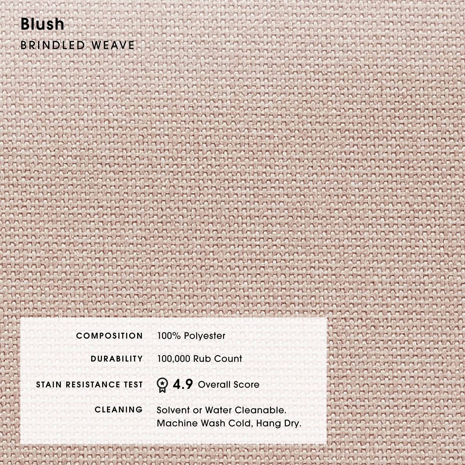 Modular Bondi Espresso Armchair + Ottoman in Blush | Classic Blend