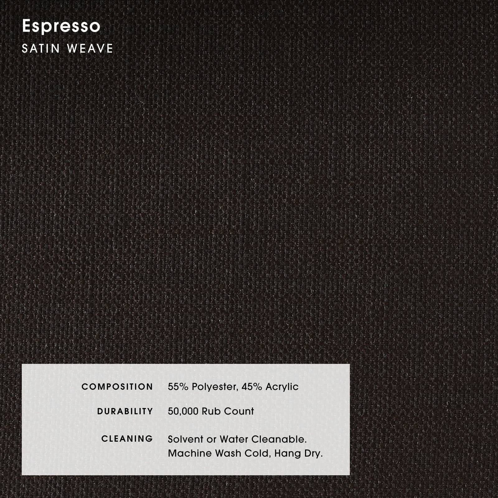 Modular Bondi Black 5-Seater Corner Sectional + Ottoman in Espresso | Classic Blend
