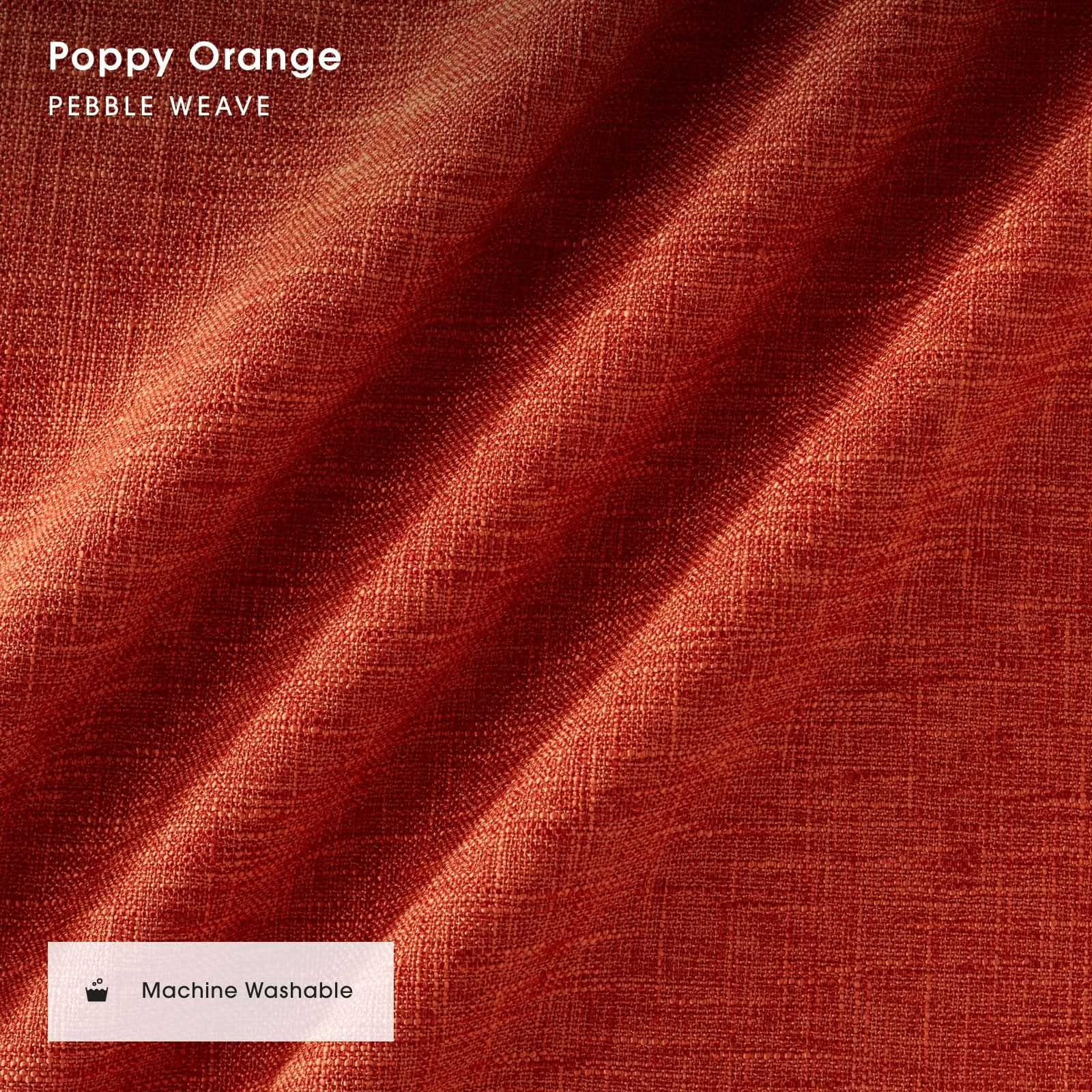 Modular Bondi Black 2-Seater Sofa in Poppy Orange | Classic Blend